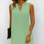 Daphira - Elegant and flattering dress with V-neckline