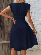 Darianne - Elegant Wrap Dress with Gathered Waist for a Spring and Summer Look