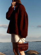 Mirjam - Oversized Mohair Blend Sweater and Skirt Set