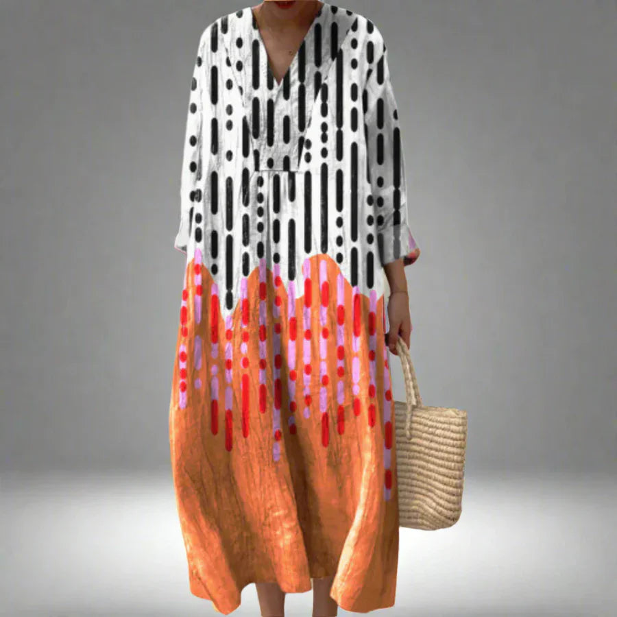 Galatea - Elegant Geometric Dress with a Modern and Unique Design