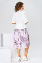Adelisa - High Quality Cotton and Silk Dress for Natural Elegance